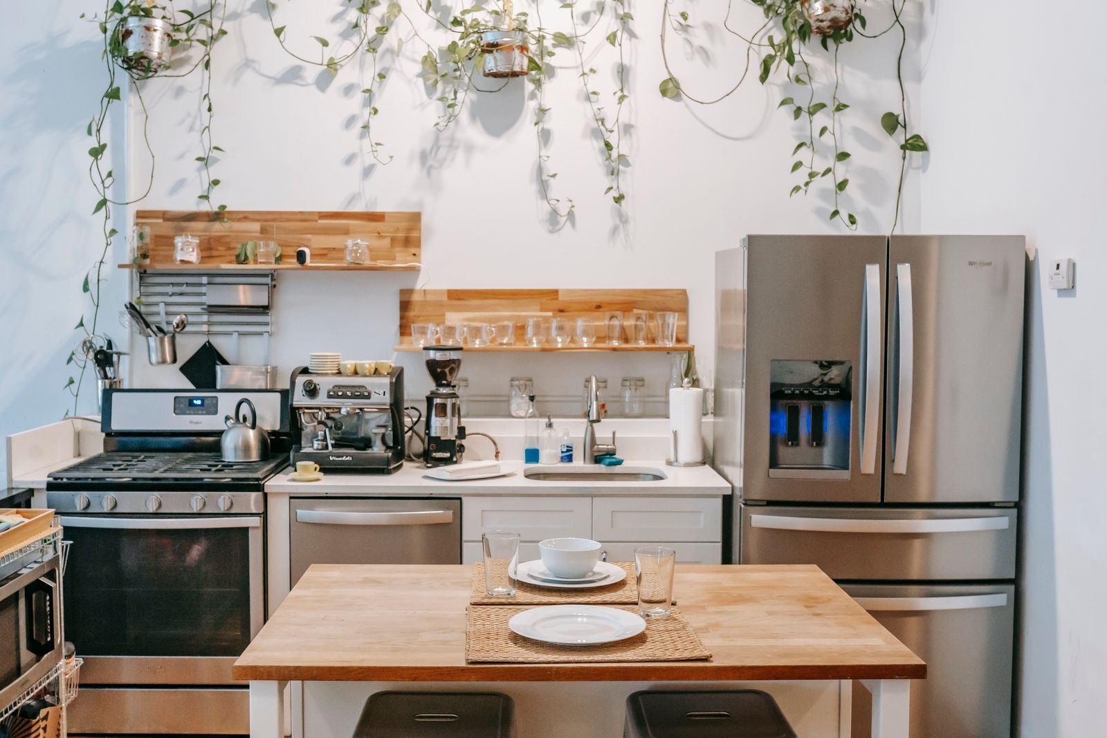 Lived-in kitchen before a professional clean